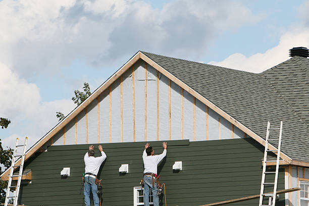 Professional Emergency Siding Repair technician working in Renovo, PA
